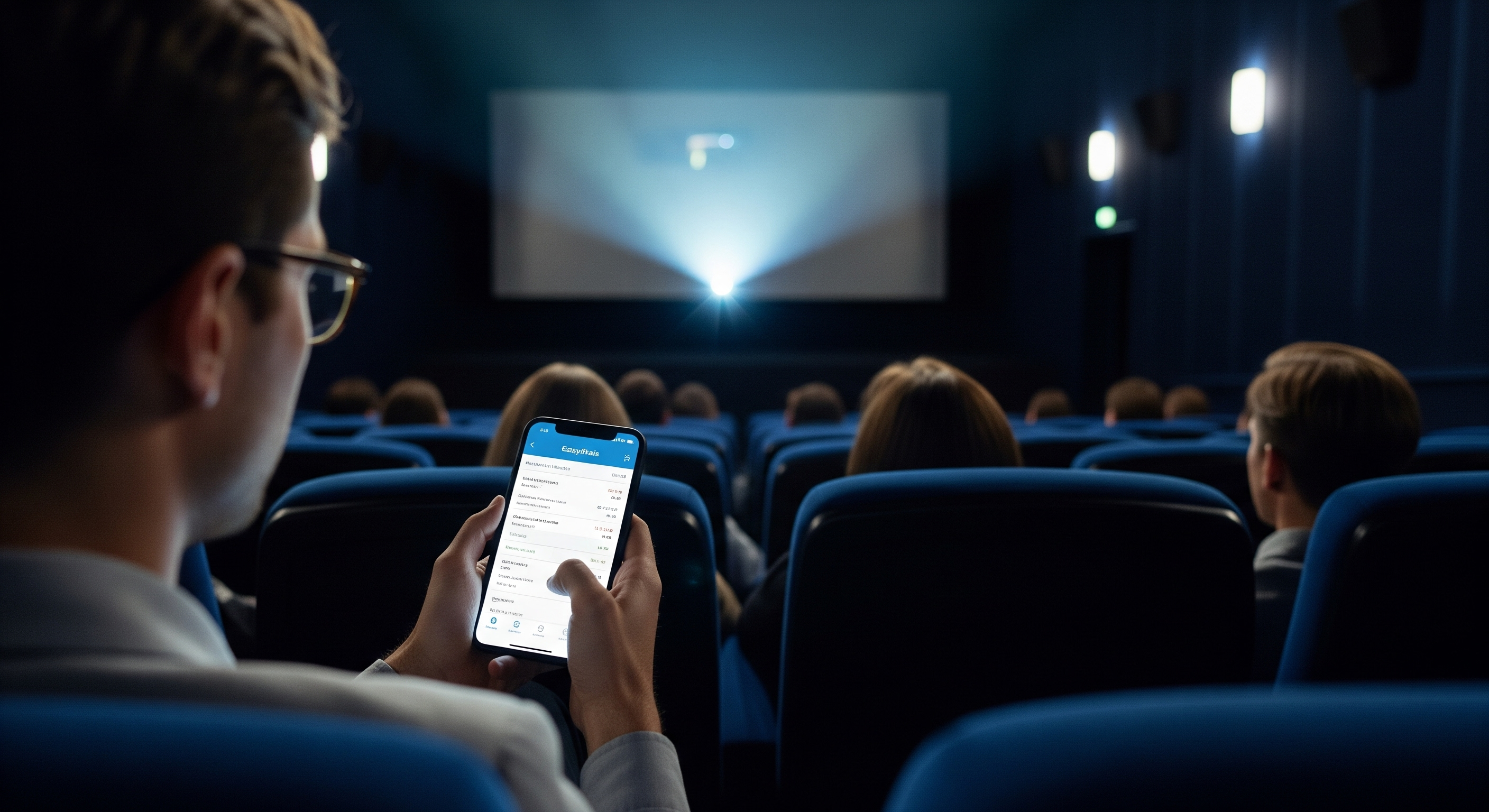 EasyFrais utilisé dans un cinéma